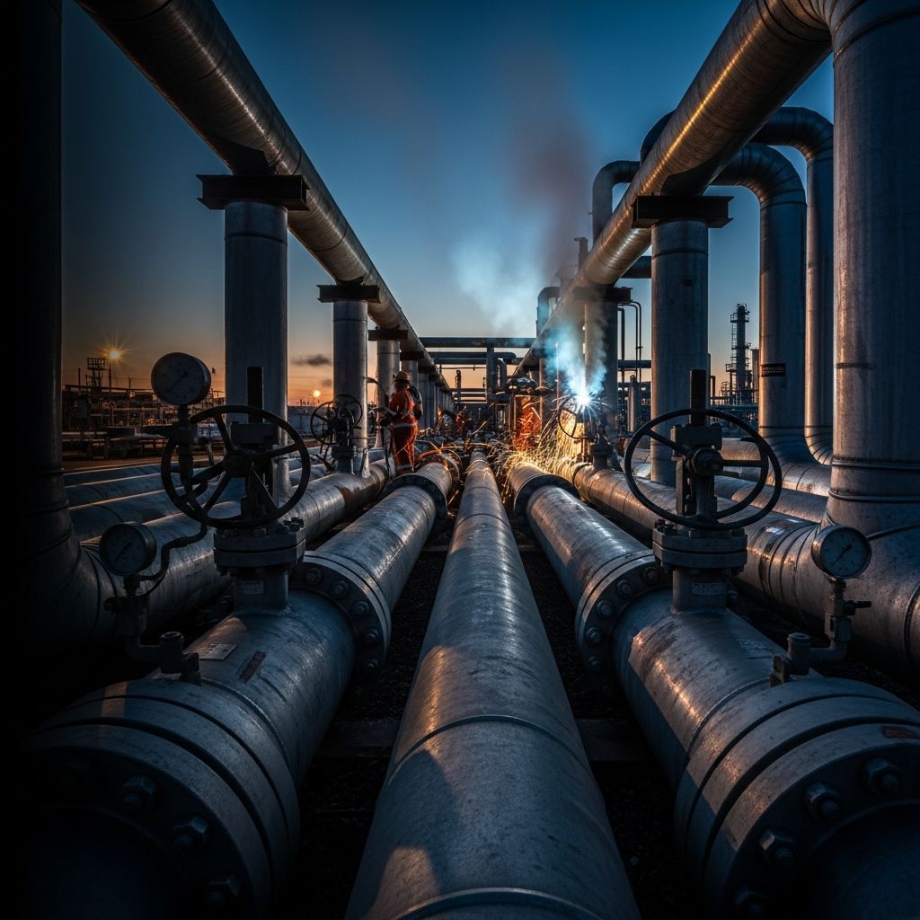 Pipeline services Rotterdam — bulk liquid transfer infrastructure at Maasvlakte